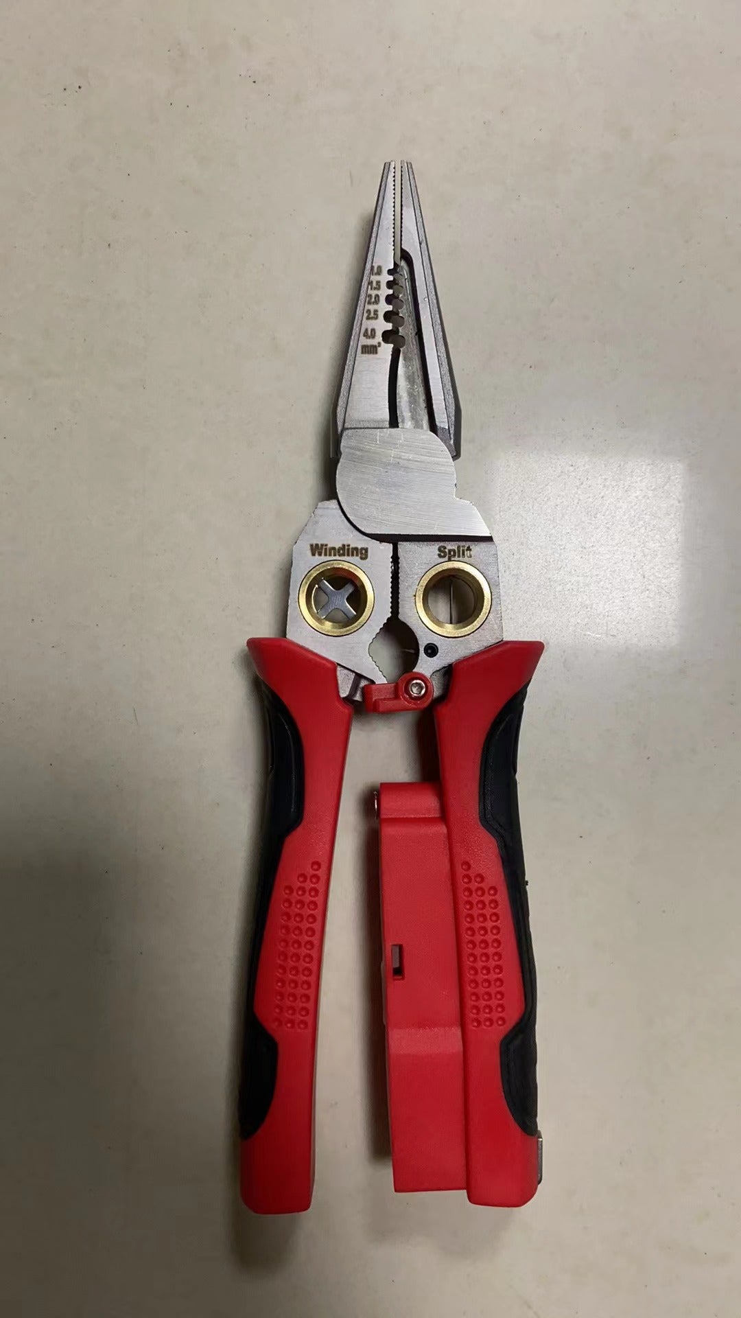 🔥8-in-1-Multifunktions-Drahtschneiderschere mit elektrischem Test