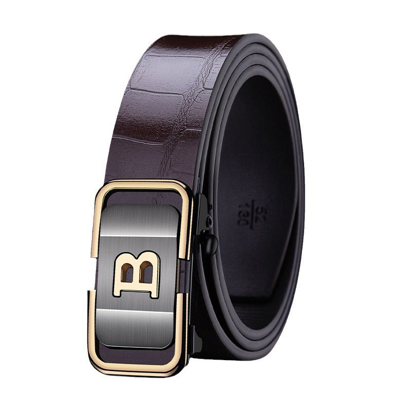 🎄50 % Rabatt auf Weihnachten🎁Herrengürtel mit automatischer Schnalle und Krokodilmuster