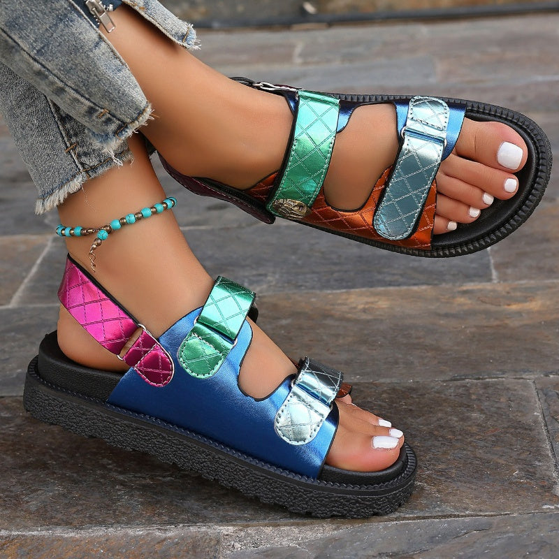 🔥Women's Plus Size Walking Footbed Sandals