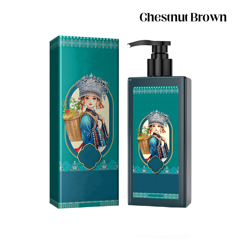 🌿 KAUF 2 ERHALT 3! ✨ Pflanzenbasierte Haarfarbe für Grau - Sanfte Formel mit Pflanzenextrakten für Natürlichen Farbton & Glanz 💆♀️💚