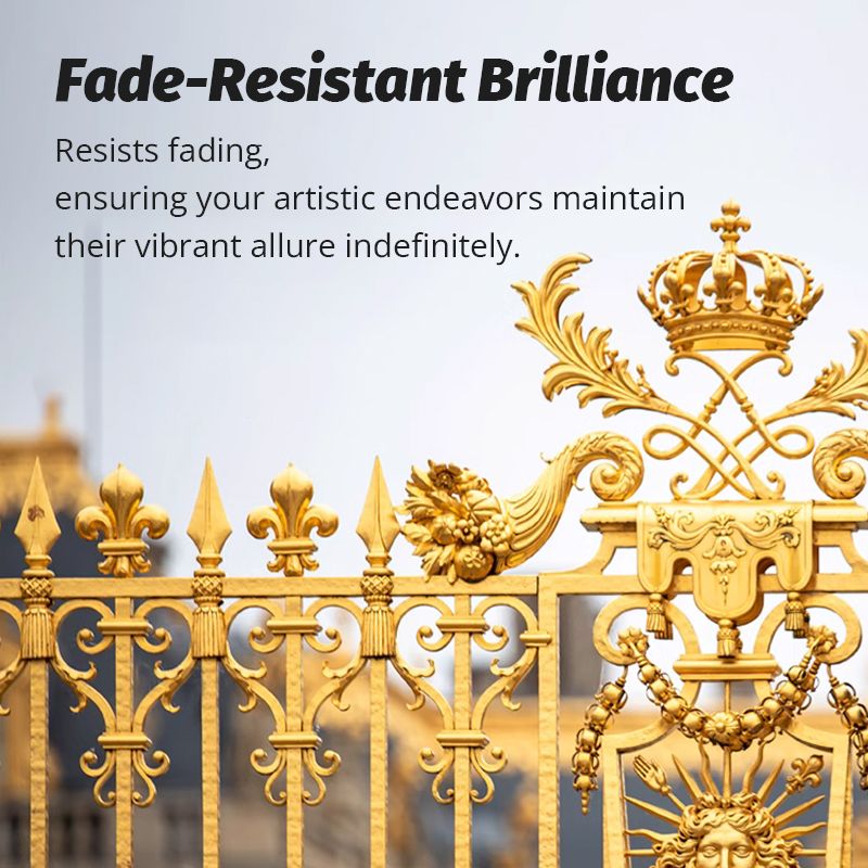 🔥🛡️Blattgoldfarbe auf Wasserbasis für Kunst, Malerei, Kunsthandwerk