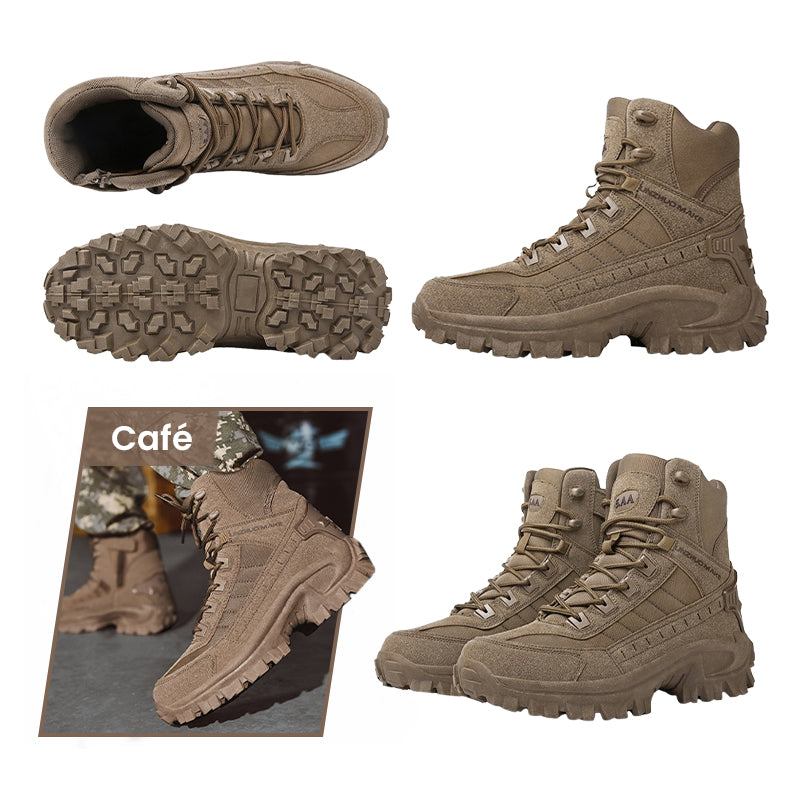 🔥Kostenloser Versand – Wasserdichte und rutschfeste taktische Sportstiefel mit hohem Schaft (verbesserte Haltbarkeit)