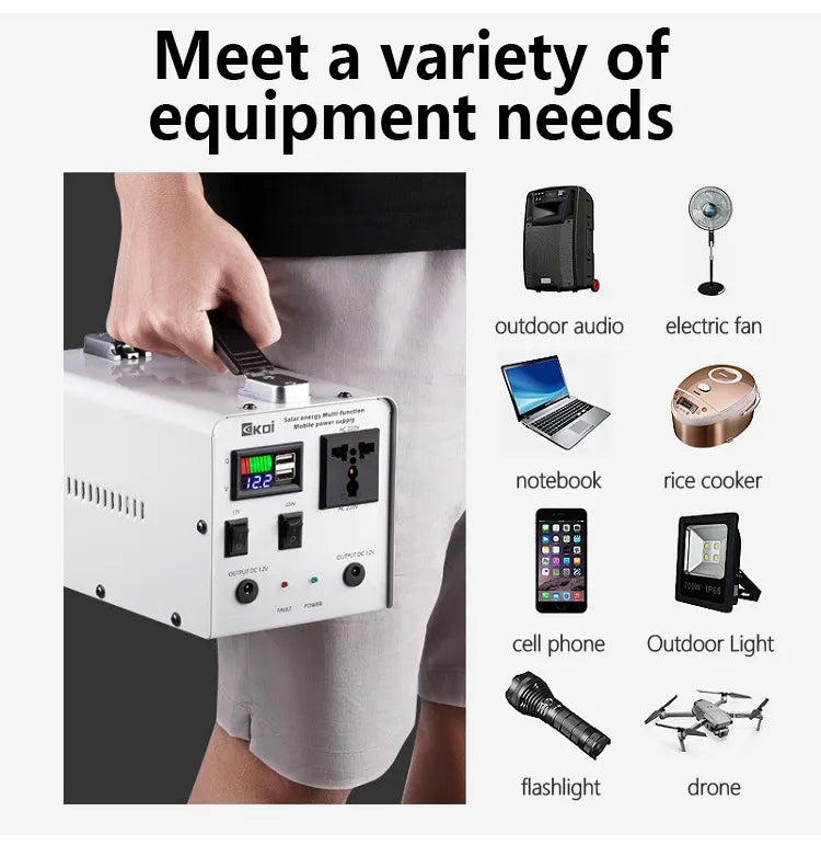 120.000mAH tragbare multifunktionale Solarstromversorgung