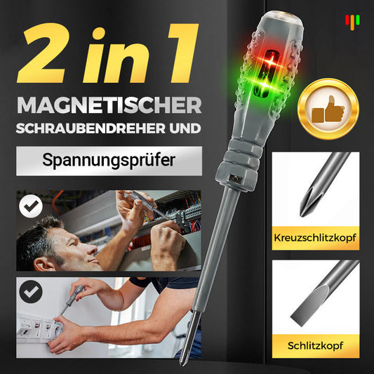 2-in-1 Magnetischer Schraubendreher und Spannungsprüfer