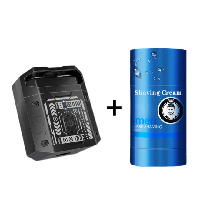 Transparenter Mini-Elektrorasierer – IPX7 wasserdicht