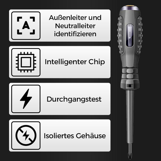 2-in-1 Magnetischer Schraubendreher und Spannungsprüfer