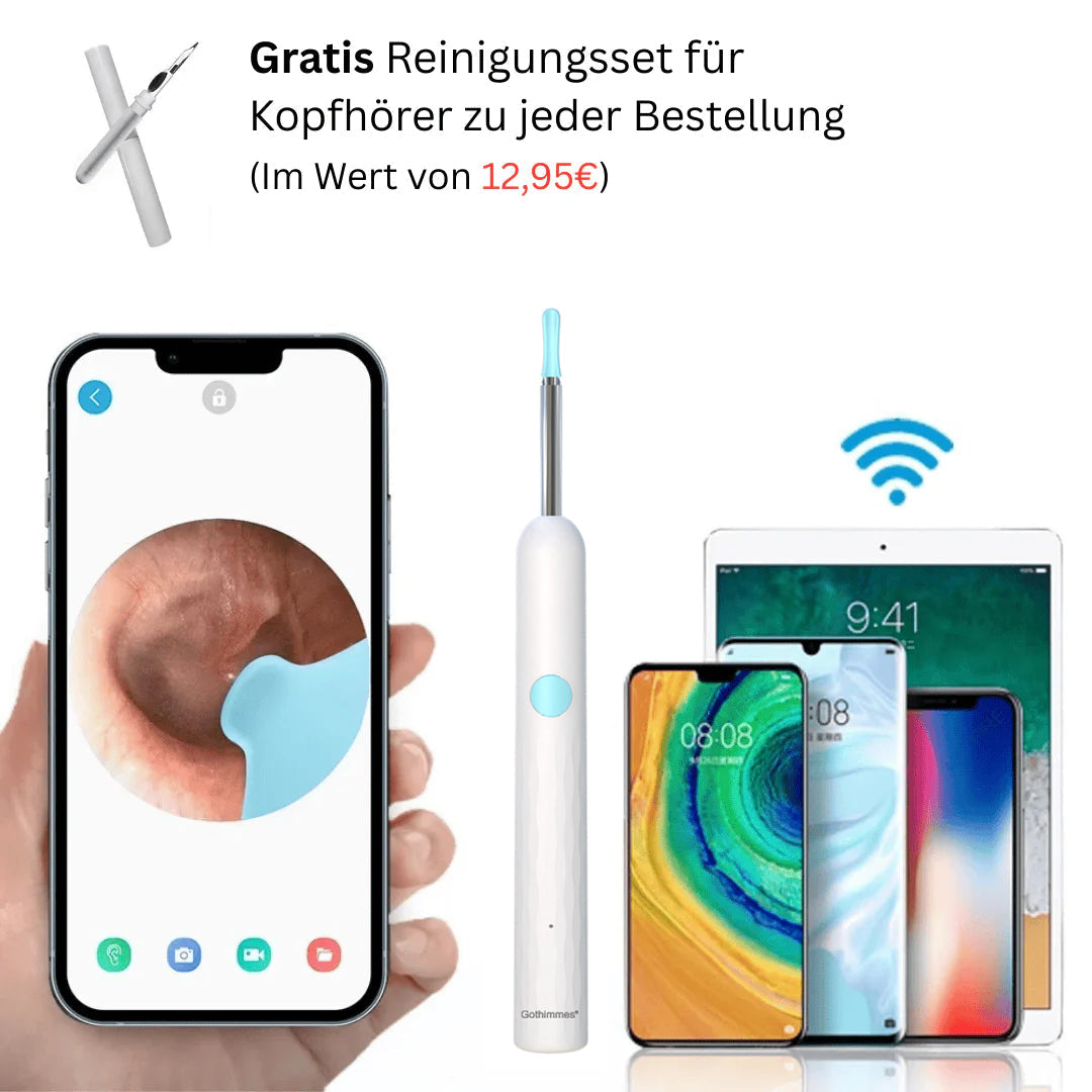 💥Intelligenter wasserdichter visueller Ohrenschmalzentferner👂