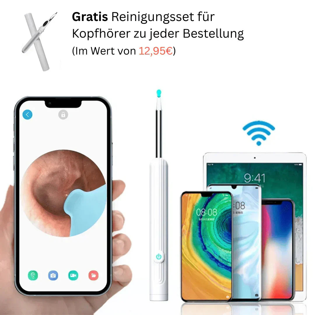 ⏳Begrenzte Zeit 50% Rabatt💥Intelligenter wasserdichter visueller Ohrenschmalzentferner