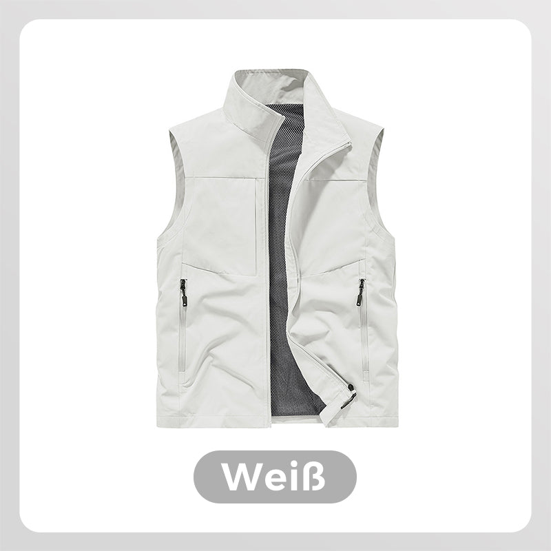 ⏳Begrenzte Zeit 50% Rabatt! 💥Wasserdichte Cargoweste für Herren