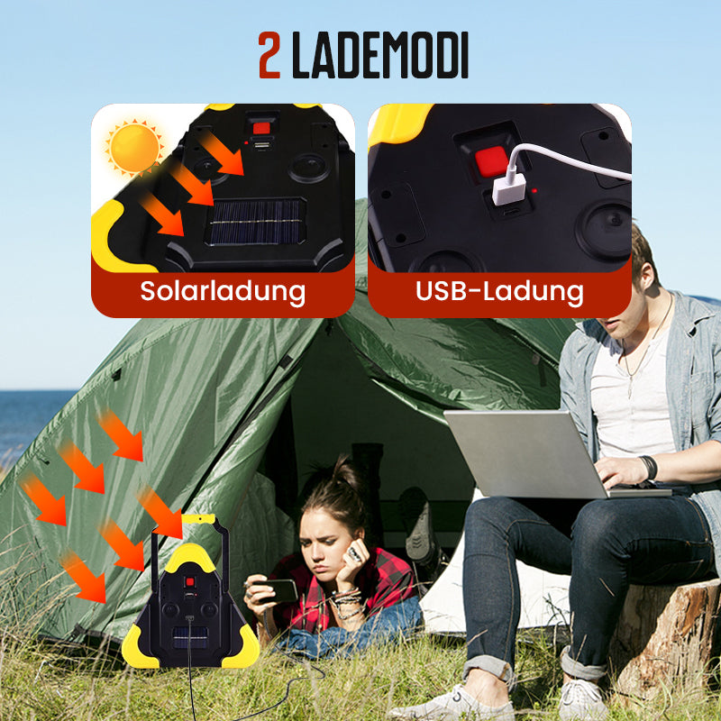 💥50% Rabatt💥2-in-1 Solar-Warndreieck-Leuchten für den Notfall