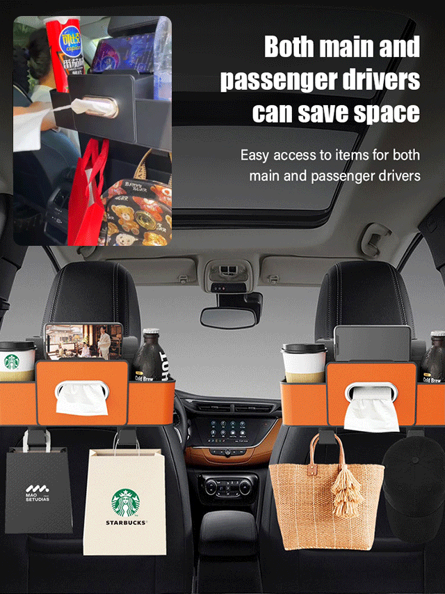 🥰Neujahrsangebote🥰Auto-Multifunktions-Staufach für die Rückenlehne