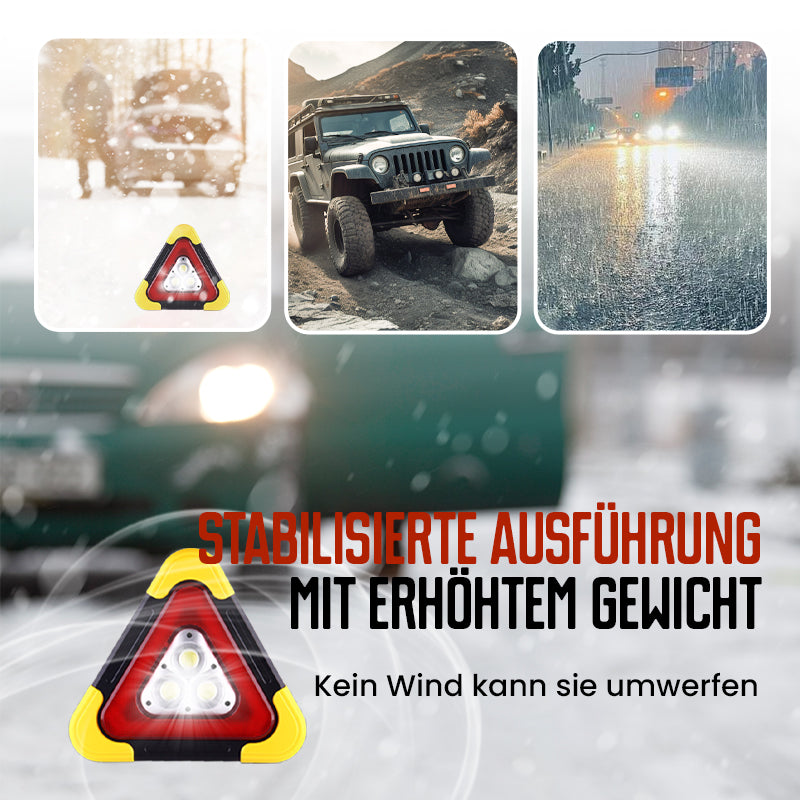 💥50% Rabatt💥2-in-1 Solar-Warndreieck-Leuchten für den Notfall