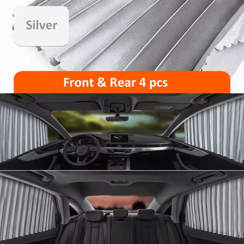 🌥️🔥Universal Fit Magnetic Auto Seite Fenster Privatsphäre Sunshade🚗