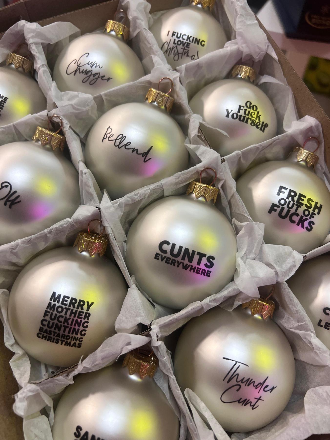 Lustiges Weihnachtsornament