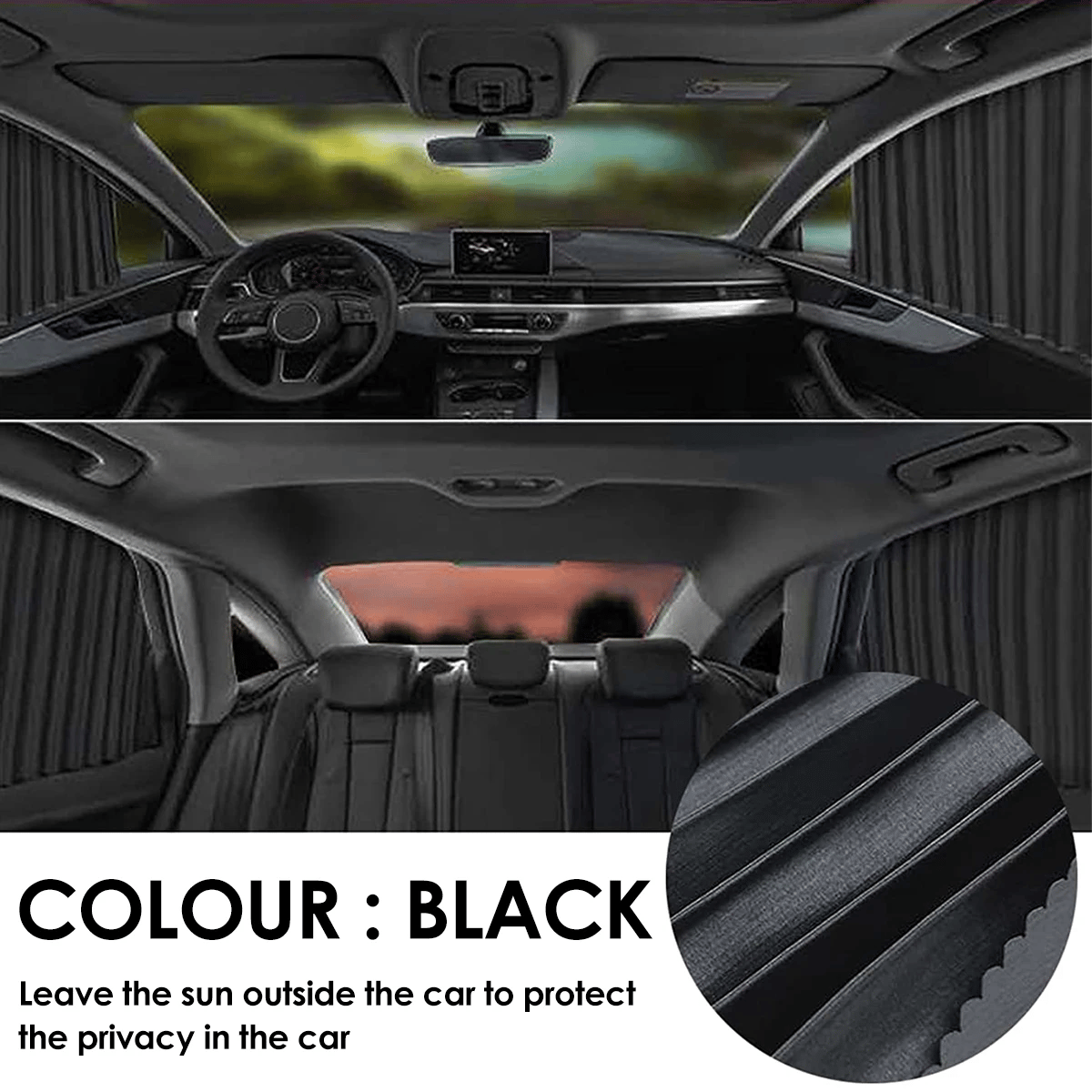 🌥️🔥Universal Fit Magnetic Auto Seite Fenster Privatsphäre Sunshade🚗