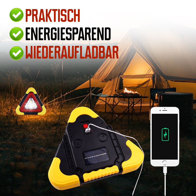 💥50% Rabatt💥2-in-1 Solar-Warndreieck-Leuchten für den Notfall