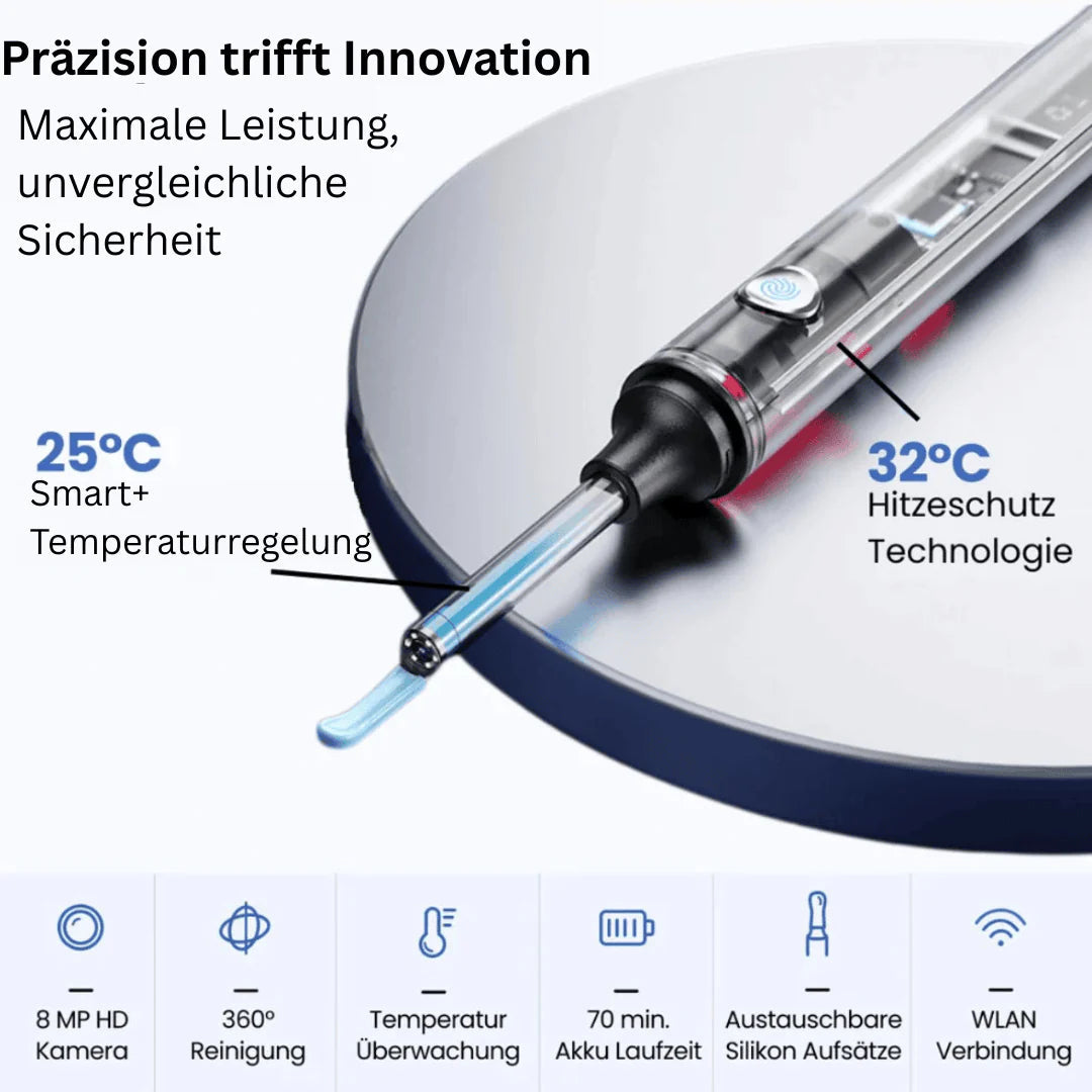 💥Intelligenter wasserdichter visueller Ohrenschmalzentferner👂