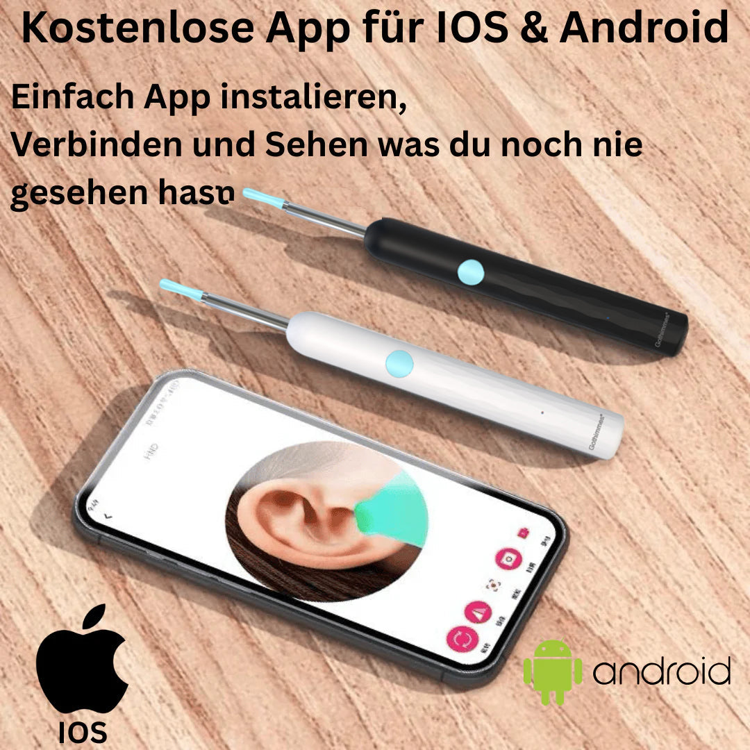 💥Intelligenter wasserdichter visueller Ohrenschmalzentferner👂