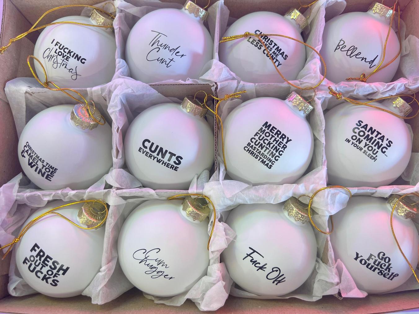 Lustiges Weihnachtsornament