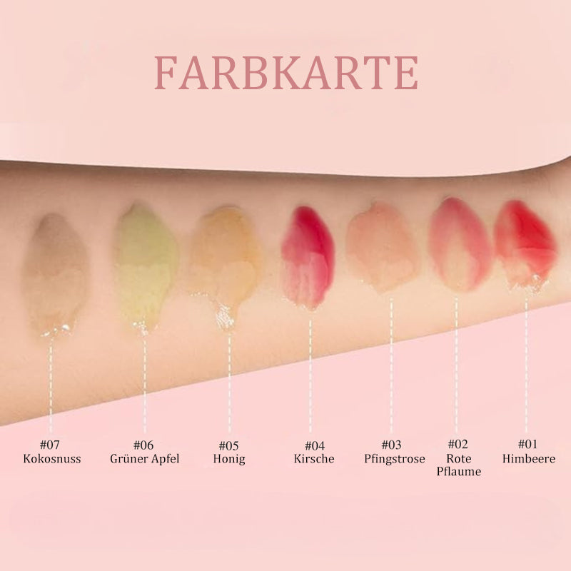 Feuchtigkeitsspendendes Lippenöl mit Glanz