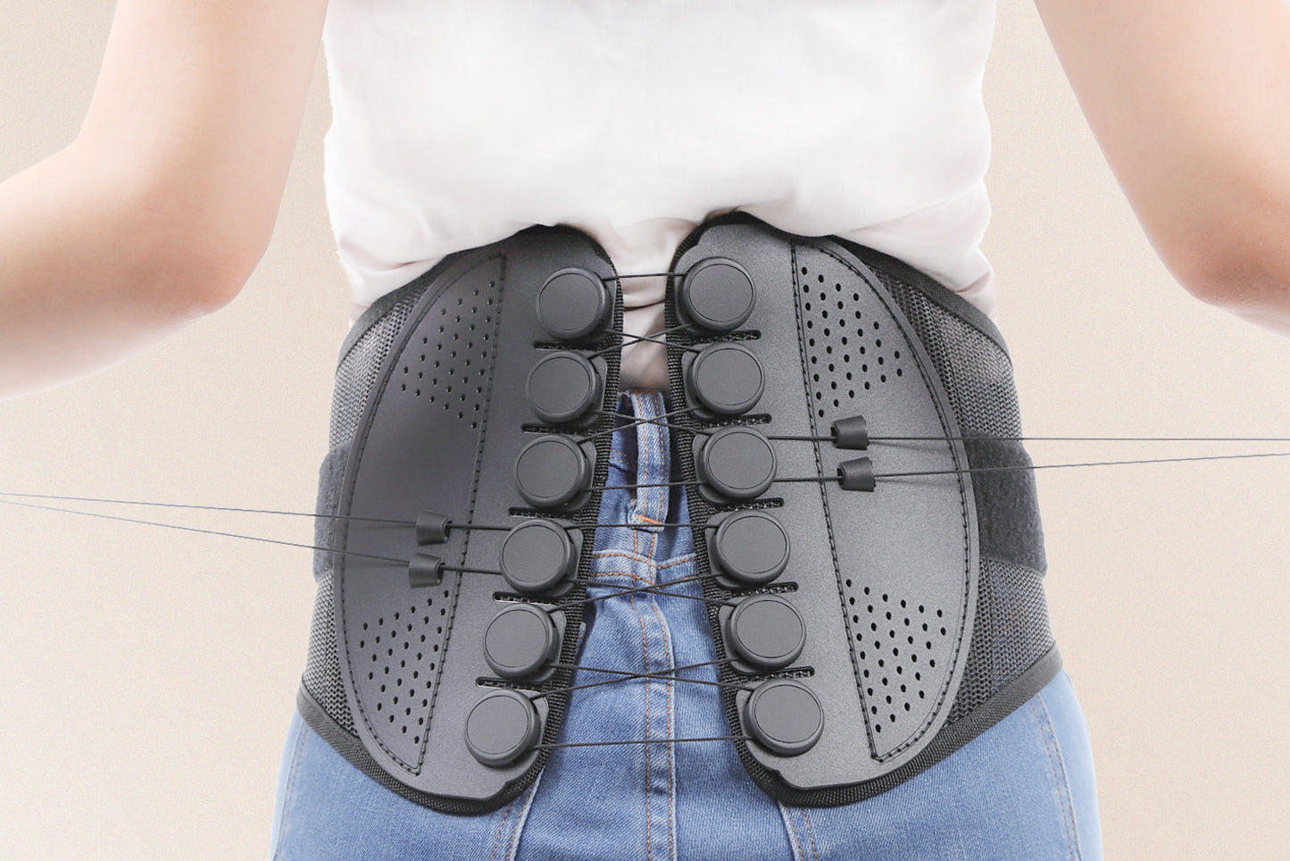 Adjustable Lumbar Support Belt Lower Back Brace