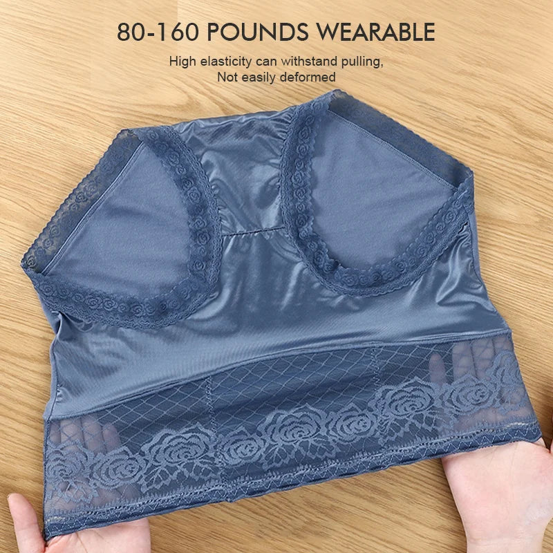 Lace panties with high condition to prevent side leakage