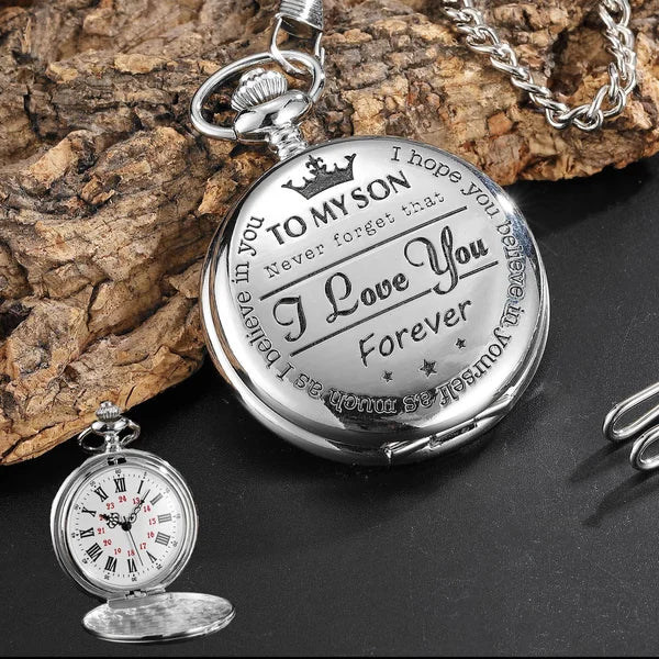 🎁Quarz-Taschenuhr mit Kette🎁
