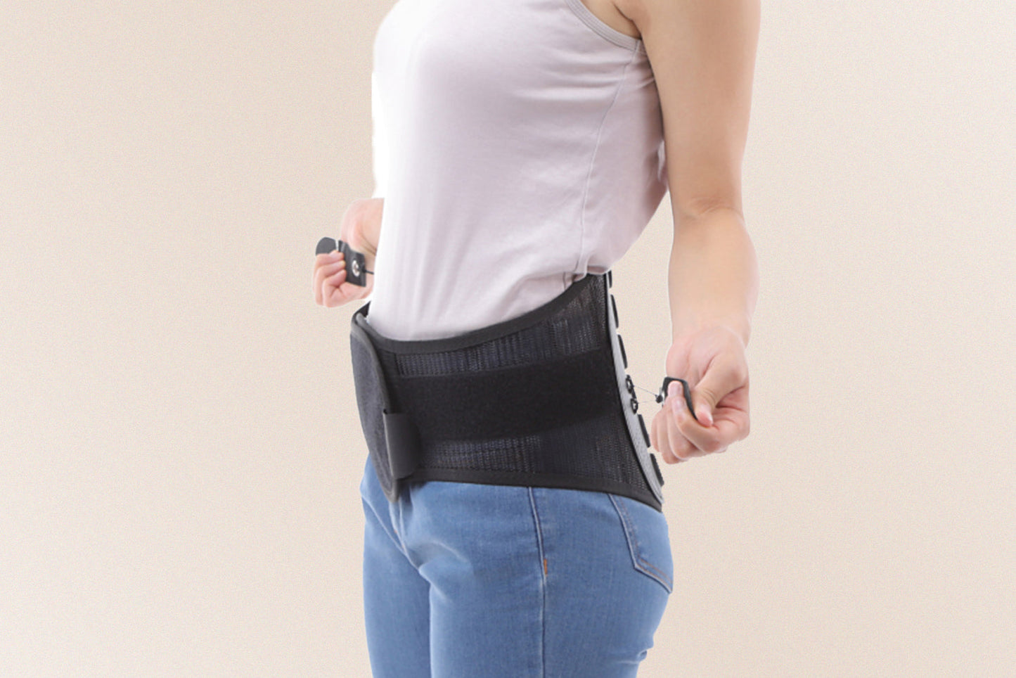 Adjustable Lumbar Support Belt Lower Back Brace