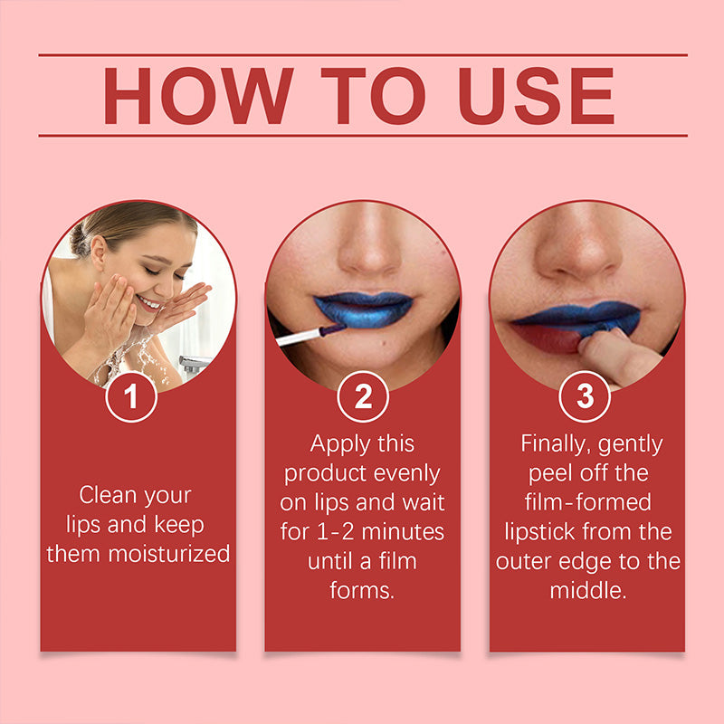 ❤️‍🔥Bester Verkäufer💜Wischfester Peel-Off Lip Stain