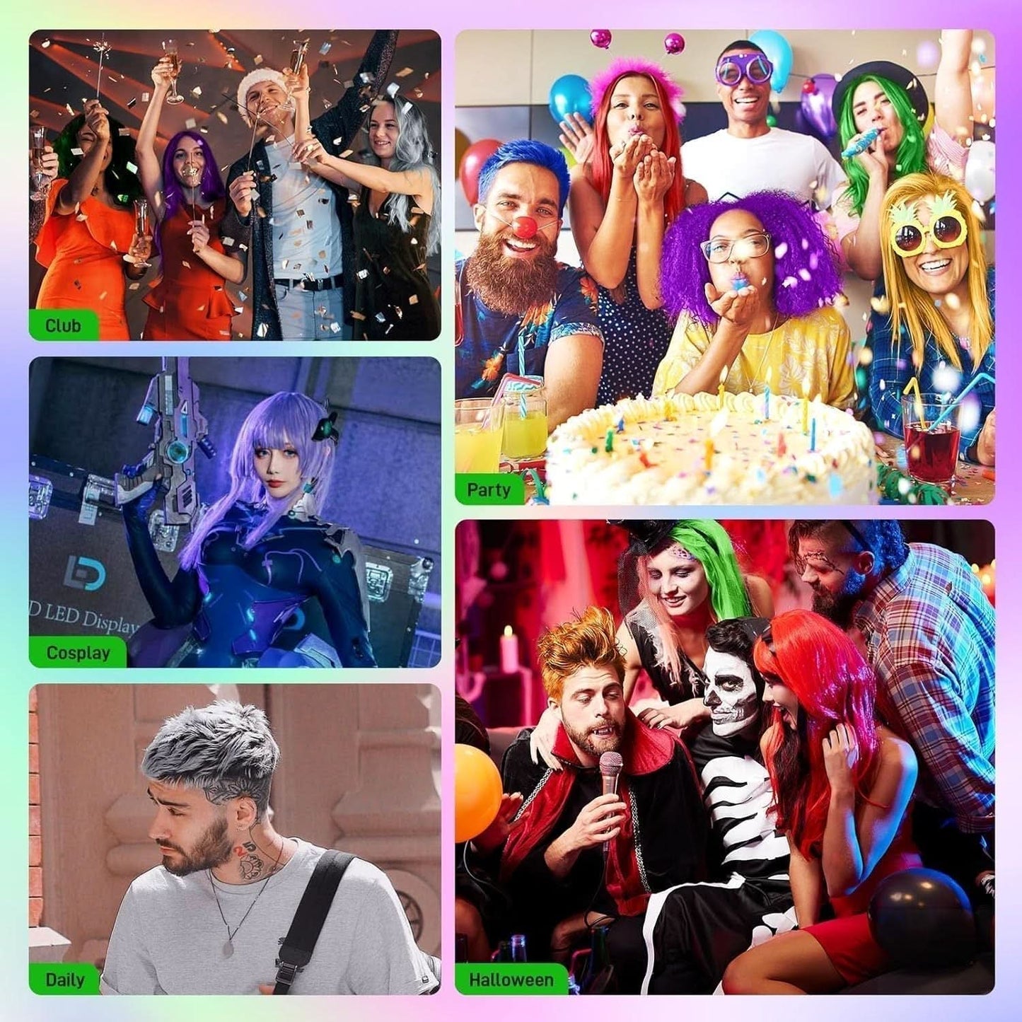 🌈Mehr kaufen, mehr sparen💥 11 Farben - Sofortiges Einweg-Haarfärbewachs🔥🔥