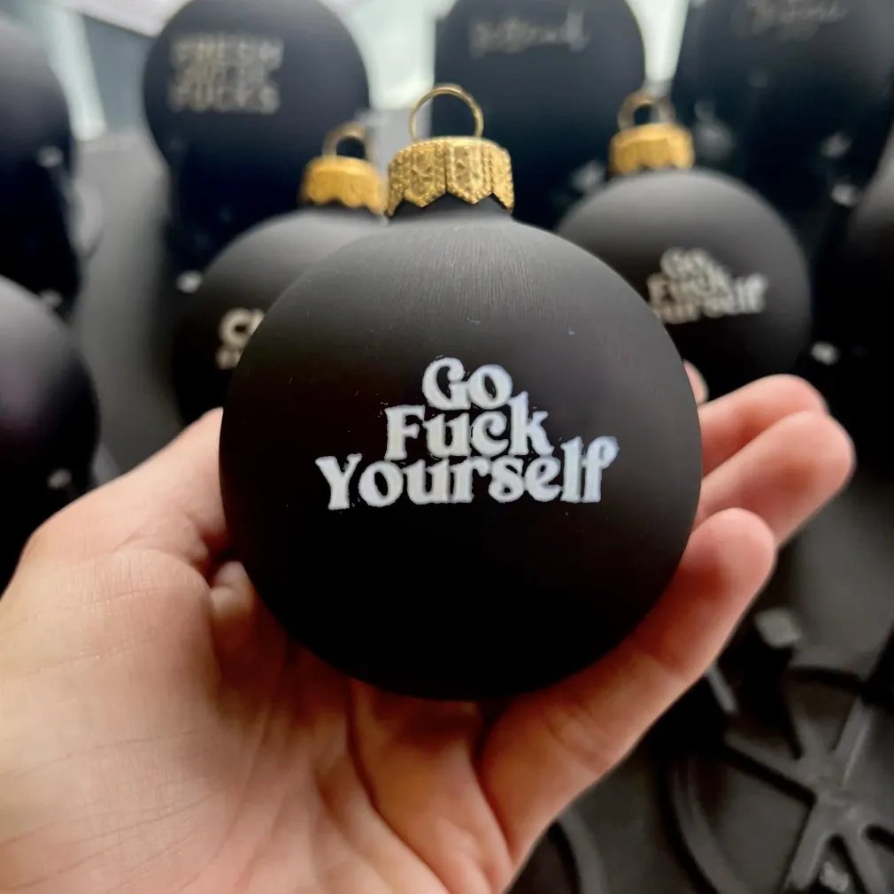 Lustiges Weihnachtsornament