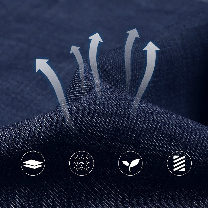 👖Herrenjeans mit hoher Taille und gerader Passform