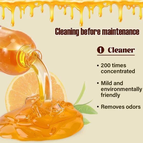 🌟Qualität und umweltfreundliche Wah🌿Natürliches Bienenwachs und Orangenöl-Holzpflegemittel