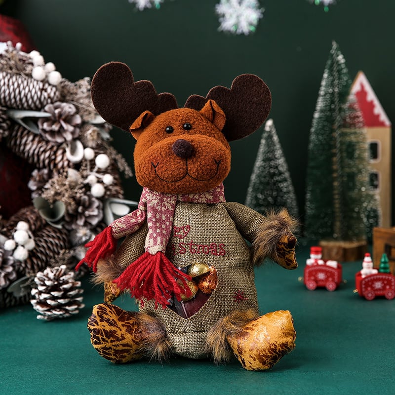 🎄🎅Ideales Geschenk🔥Weihnachtspuppen-Taschen