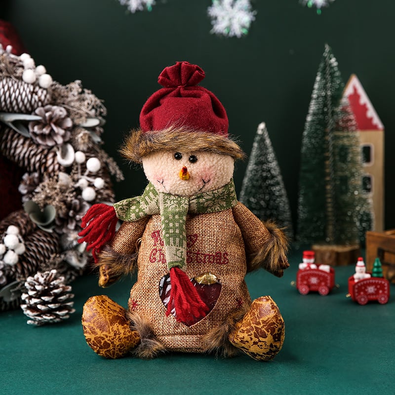 🎄🎅Ideales Geschenk🔥Weihnachtspuppen-Taschen