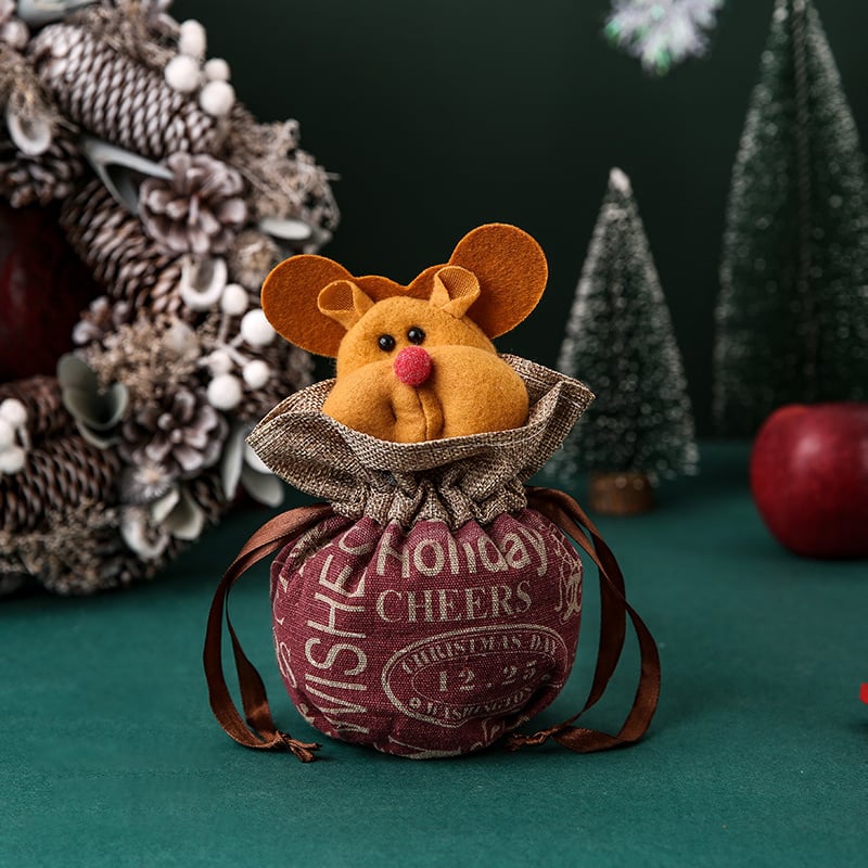 🎄🎅Ideales Geschenk🔥Weihnachtspuppen-Taschen