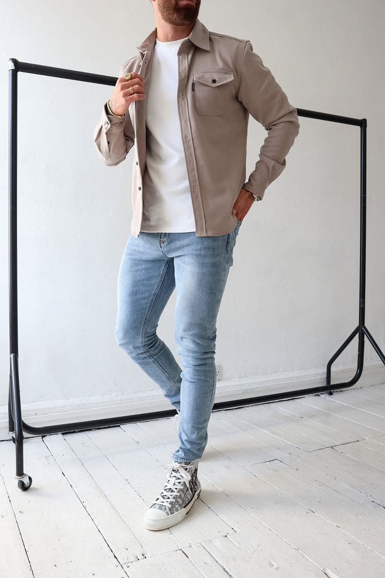 Button-Down-Hemdjacke