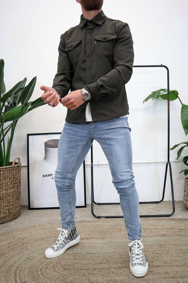 Button-Down-Hemdjacke