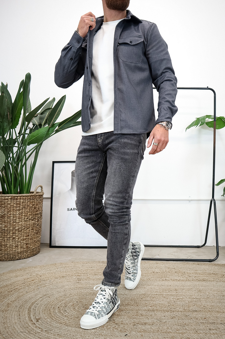 Button-Down-Hemdjacke