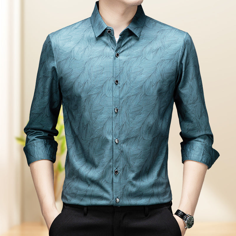 🔥Herren Casual Business Hemd Knitterfrei