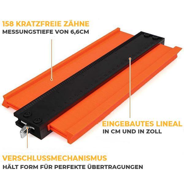 🔥Zezzo Konturenlehre Kontur-Vervielfältigungslehre mit Schloss