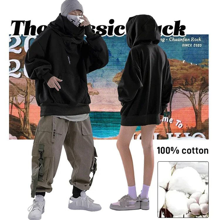 Perfektes Geschenk Übergroße Unisex-Hip-Hop-Kapuzenpullover für den Herbst