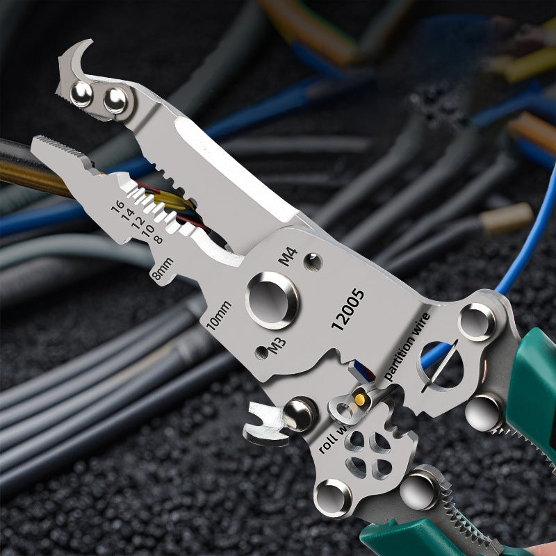 🔥 Hot Deals 49% Rabatt🔥Multifunktionaler Drahtschneider und Abisolierzange