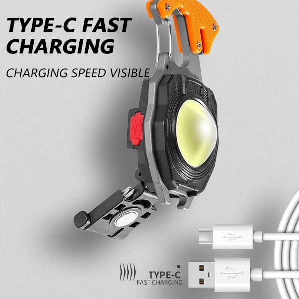 Multifunktions-Schlüsselanhänger-Taschenlampe