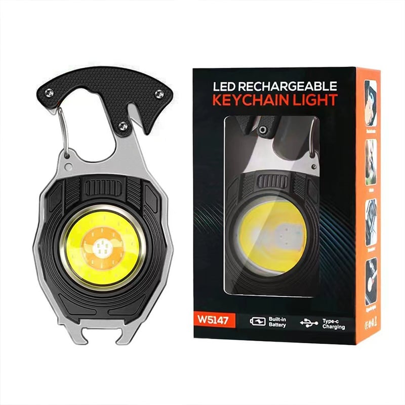 Multifunktions-Schlüsselanhänger-Taschenlampe