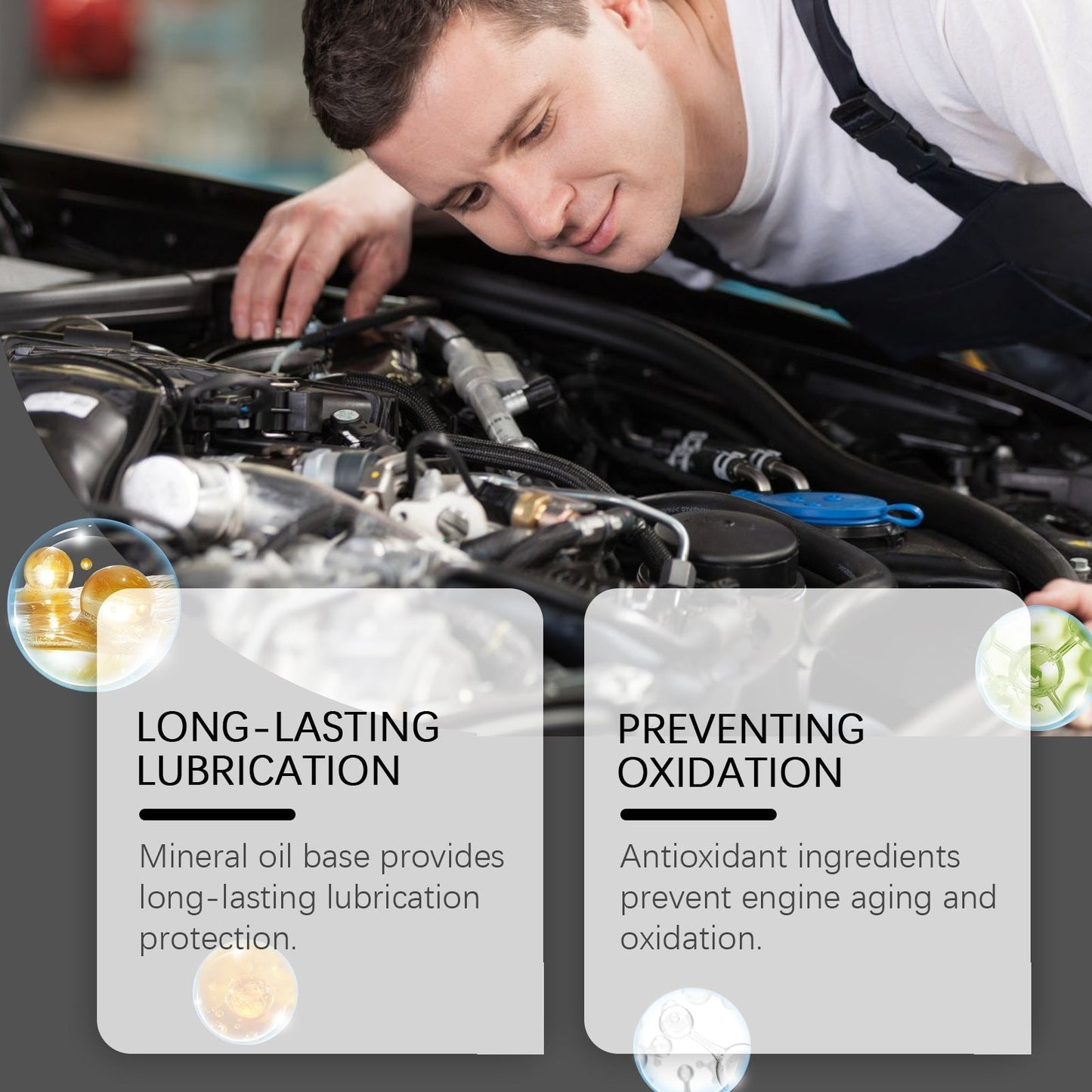 Hochwirksames Anti-Verschleiß-Schutzmittel für Motoren