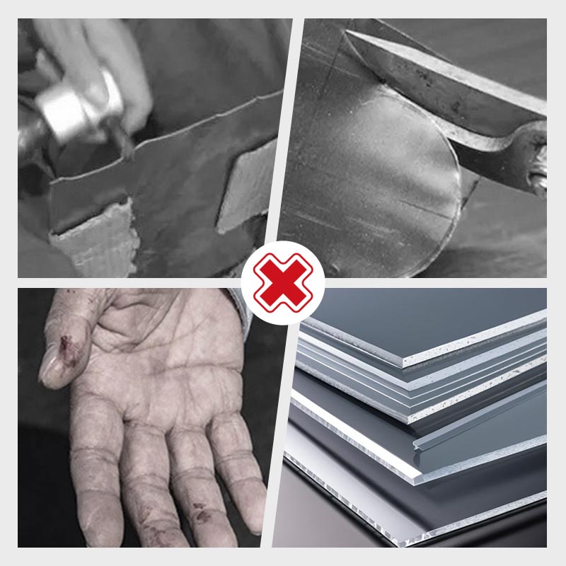 Elektronischer Blechscherenaufsatz für Bohrmaschine