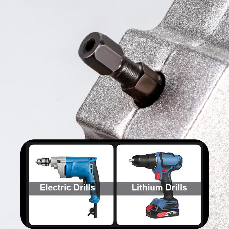 Elektronischer Blechscherenaufsatz für Bohrmaschine