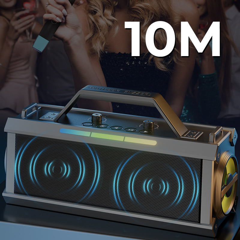 200W Bluetooth Karaoke Lautsprecher mit drahtlosem Mikrofon