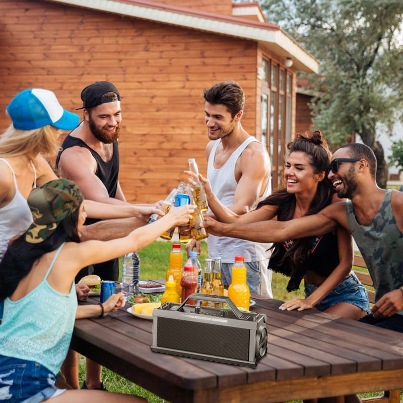 200W Bluetooth Karaoke Lautsprecher mit drahtlosem Mikrofon